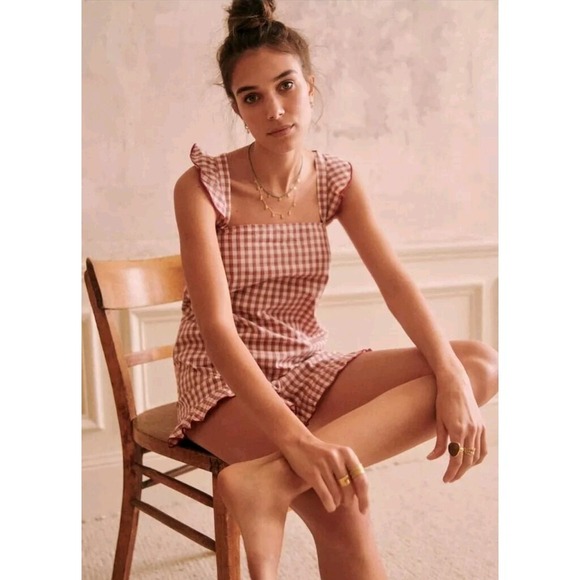 Sezane Top Women's 44 Loungewear Multicolored Organic Cotton Loungewear Cozy - Picture 3 of 13